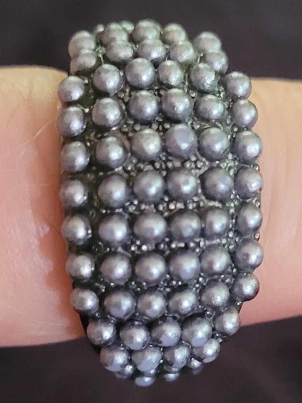 Ring Purple & black